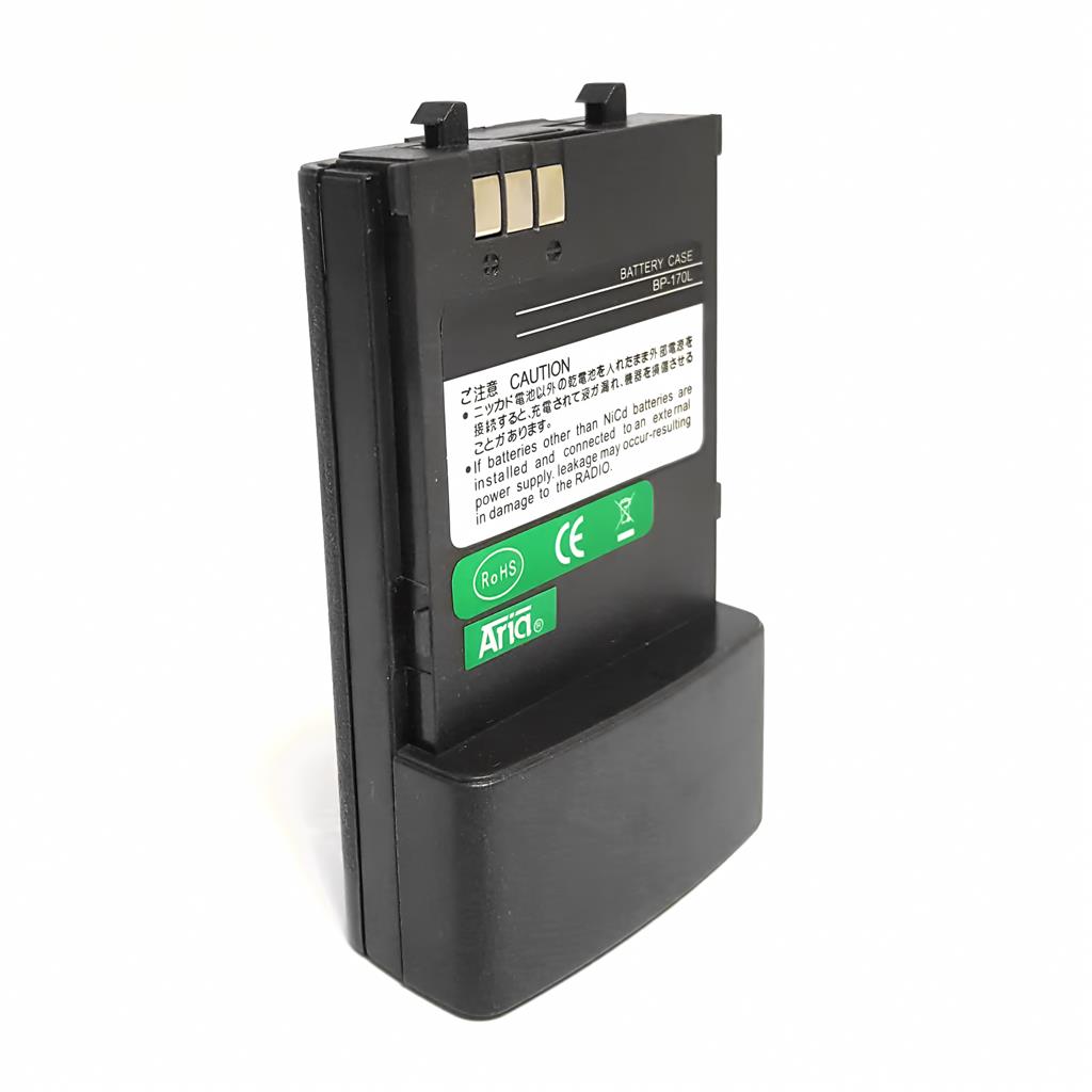 BP-170-L - Portapilas compatible con ICOM IC-W32A/E, IC-T7H, IC-T22A/E, IC-42A/E