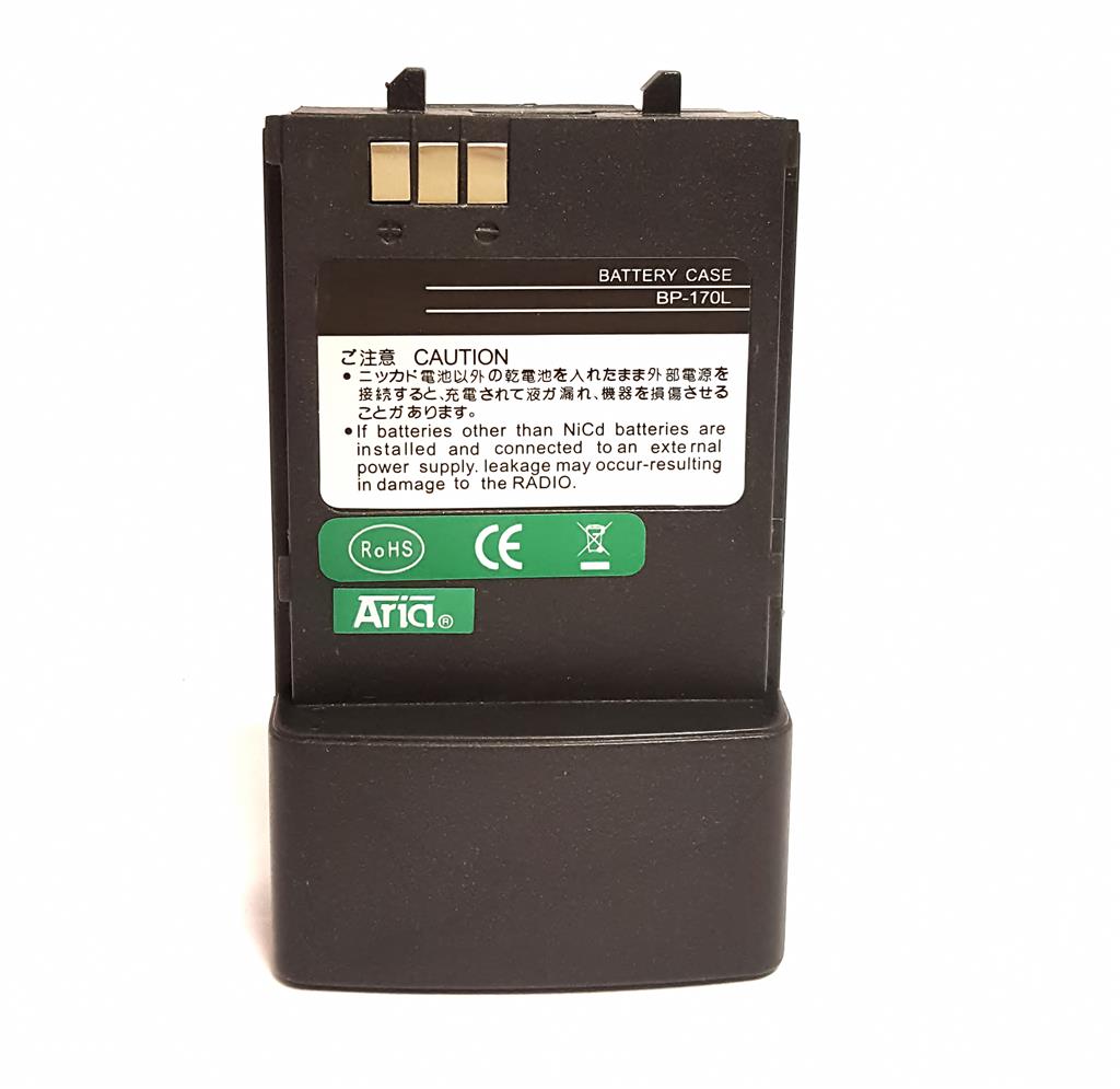 BP-170-L - Portapilas compatible con ICOM IC-W32A/E, IC-T7H, IC-T22A/E, IC-42A/E - Imagen 5